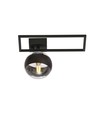 Imago 1D Svart/Rand taklampa - Ø14 cm, E14, 230V, utan ljuskälla