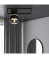 Imago 1D Svart/Rand taklampa - Ø14 cm, E14, 230V, utan ljuskälla
