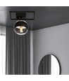 Imago 1E Svart/Rand taklampa - Ø14 cm, E14, 230V, utan ljuskälla