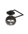 Imago 1E Svart/Rand taklampa - Ø14 cm, E14, 230V, utan ljuskälla