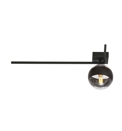 Imago 1F Svart/Randig taklampa - Ø14 cm, E14, 230V, utan ljuskälla