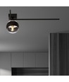 Imago 1F Svart/Randig taklampa - Ø14 cm, E14, 230V, utan ljuskälla