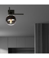 Imago 1G Svart/Randig taklampa - Ø14 cm, E14, 230V, utan ljuskälla
