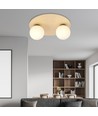 Kenzo 2B taklampa - Ø14 cm, E14, 230V, utan ljuskälla