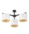 Jordan 3 Vit/Guld taklampa - Ø15 cm, E27, 230V, utan ljuskälla