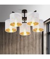Jordan 5 Vit/Guld taklampa - Ø15 cm, E27, 230V, utan ljuskälla