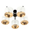 Jordan 5 Vit/Guld taklampa - Ø15 cm, E27, 230V, utan ljuskälla