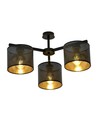 Jordan 3 Svart/Guld taklampa - Ø15 cm, E27, 230V, utan ljuskälla
