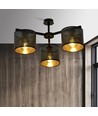 Jordan 3 Svart/Guld taklampa - Ø15 cm, E27, 230V, utan ljuskälla