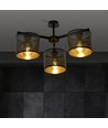 Jordan 3 Svart/Guld taklampa - Ø15 cm, E27, 230V, utan ljuskälla