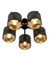 Jordan 5 Svart/Guld taklampa - Ø15 cm, E27, 230V, utan ljuskälla