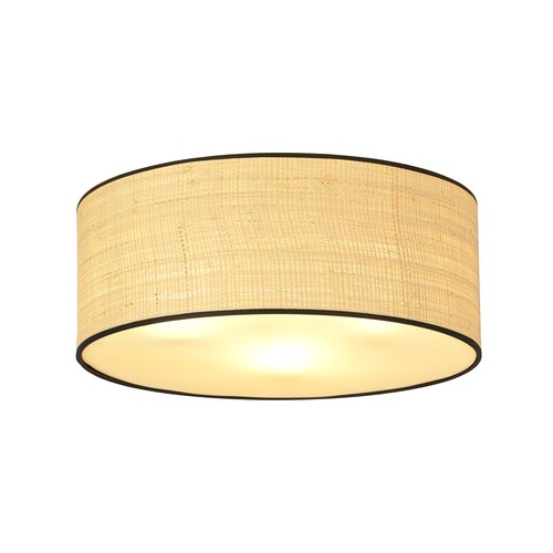 Aston 3 Rattan taklampa - Ø50 cm, E27, 230V, utan ljuskälla