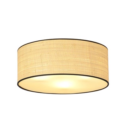 Aston 3 Rattan taklampa - Ø50 cm, E27, 230V, utan ljuskälla