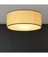 Aston 3 Rattan taklampa - Ø50 cm, E27, 230V, utan ljuskälla