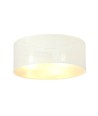 Aston 3 Vit/Guld taklampa - Ø50 cm, E27, 230V, utan ljuskälla