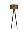 Aston LP1 Svart/Guld golvlampa - Ø45 cm, E27, 230V, utan ljuskälla