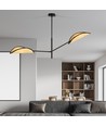 Vene 2 Svart/Rattan taklampa - Ø12 cm, E14, 230V, utan ljuskälla