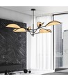 Vene 6 Svart/Rattan taklampa - Ø12 cm, E14, 230V, utan ljuskälla