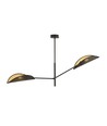 Vene 2 Svart/Guld taklampa - Ø12 cm, E14, 230V, utan ljuskälla