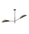 Vene 2 Svart/Guld taklampa - Ø12 cm, E14, 230V, utan ljuskälla