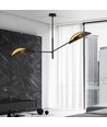 Vene 2 Svart/Guld taklampa - Ø12 cm, E14, 230V, utan ljuskälla