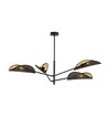 Vene 4 Svart/Guld taklampa - Ø12 cm, E14, 230V, utan ljuskälla