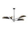 Vene 4 Svart/Guld taklampa - Ø12 cm, E14, 230V, utan ljuskälla