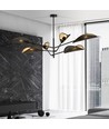 Vene 6 Svart/Guld taklampa - Ø12 cm, E14, 230V, utan ljuskälla