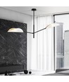 Vene 2 Vit/Guld taklampa - Ø12 cm, E14, 230V, utan ljuskälla