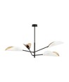 Vene 4 Vit/Guld taklampa - Ø12 cm, E14, 230V, utan ljuskälla