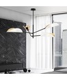 Vene 4 Vit/Guld taklampa - Ø12 cm, E14, 230V, utan ljuskälla