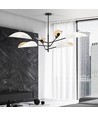 Vene 6 Vit/Guld taklampa - Ø12 cm, E14, 230V, utan ljuskälla