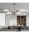 Vene 6 Vit/Guld taklampa - Ø12 cm, E14, 230V, utan ljuskälla