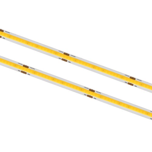 10m 8W/m COB-LED-strip - 24V DC, IP20, 336 LED per meter, 8 mm bred