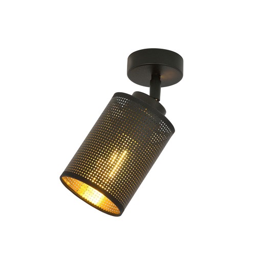 Bronx 1 Svart taklampa - Ø10 cm, E14, 230V, utan ljuskälla