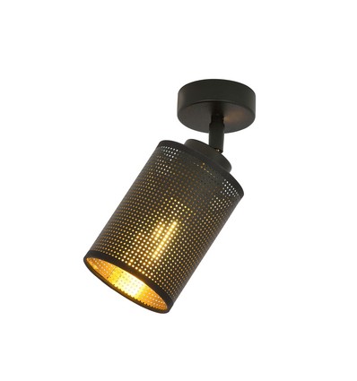Bronx 1 Svart taklampa - Ø10 cm, E14, 230V, utan ljuskälla