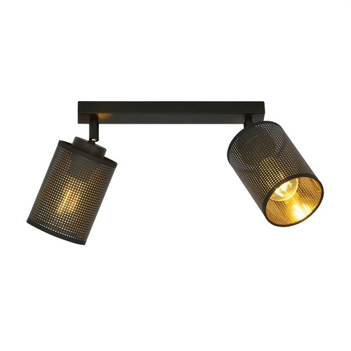 Bronx 2 Svart taklampa - Ø10 cm, E14, 230V, utan ljuskälla