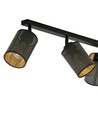 Bronx 3 Svart taklampa - Ø10 cm, E14, 230V, utan ljuskälla