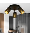 Bronx 3 Premium Svart taklampa - Ø10 cm, E14, 230V, utan ljuskälla.