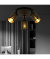 Bronx 3 Premium Svart taklampa - Ø10 cm, E14, 230V, utan ljuskälla.
