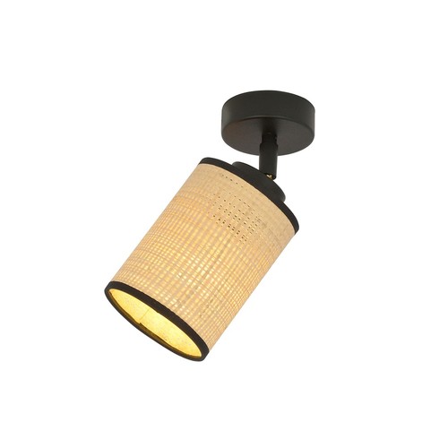 Yoga 1 Svart taklampa - Ø10 cm, E14, 230V, utan ljuskälla