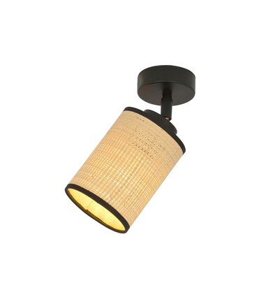 Yoga 1 Svart taklampa - Ø10 cm, E14, 230V, utan ljuskälla