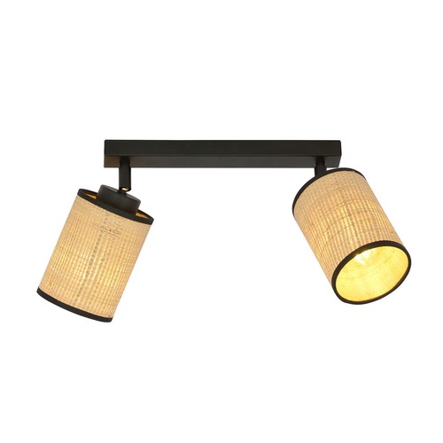 Yoga 2 Svart taklampa - Ø10 cm, E14, 230V, utan ljuskälla