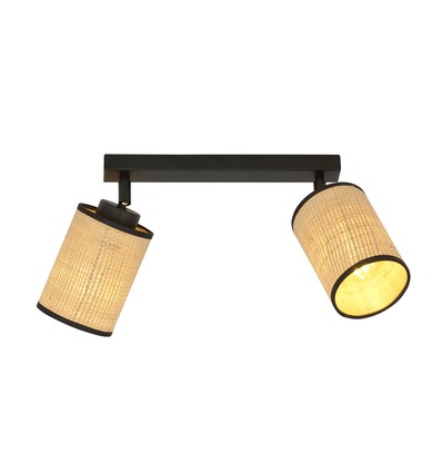 Yoga 2 Svart taklampa - Ø10 cm, E14, 230V, utan ljuskälla