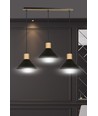 Rowen 3 Svart pendellampa - E27, 230V, utan ljuskälla