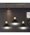 Rowen 3 Svart pendellampa - E27, 230V, utan ljuskälla