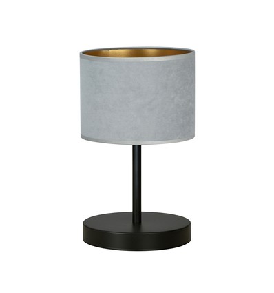 Hilde LN1 Svart/Grå bordslampa - Ø20 cm, E27, 230V, utan ljuskälla