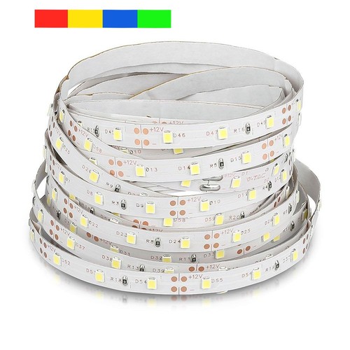 V-Tac 3,6W/m LED strip - 5m, 60 LED per. meter, Färgat lys