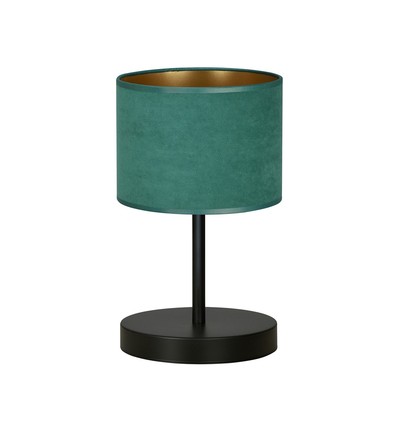 Hilde LN1 Svart/Grön bordslampa - Ø20 cm, E27, 230V, utan ljuskälla