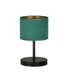 Hilde LN1 Svart/Grön bordslampa - Ø20 cm, E27, 230V, utan ljuskälla
